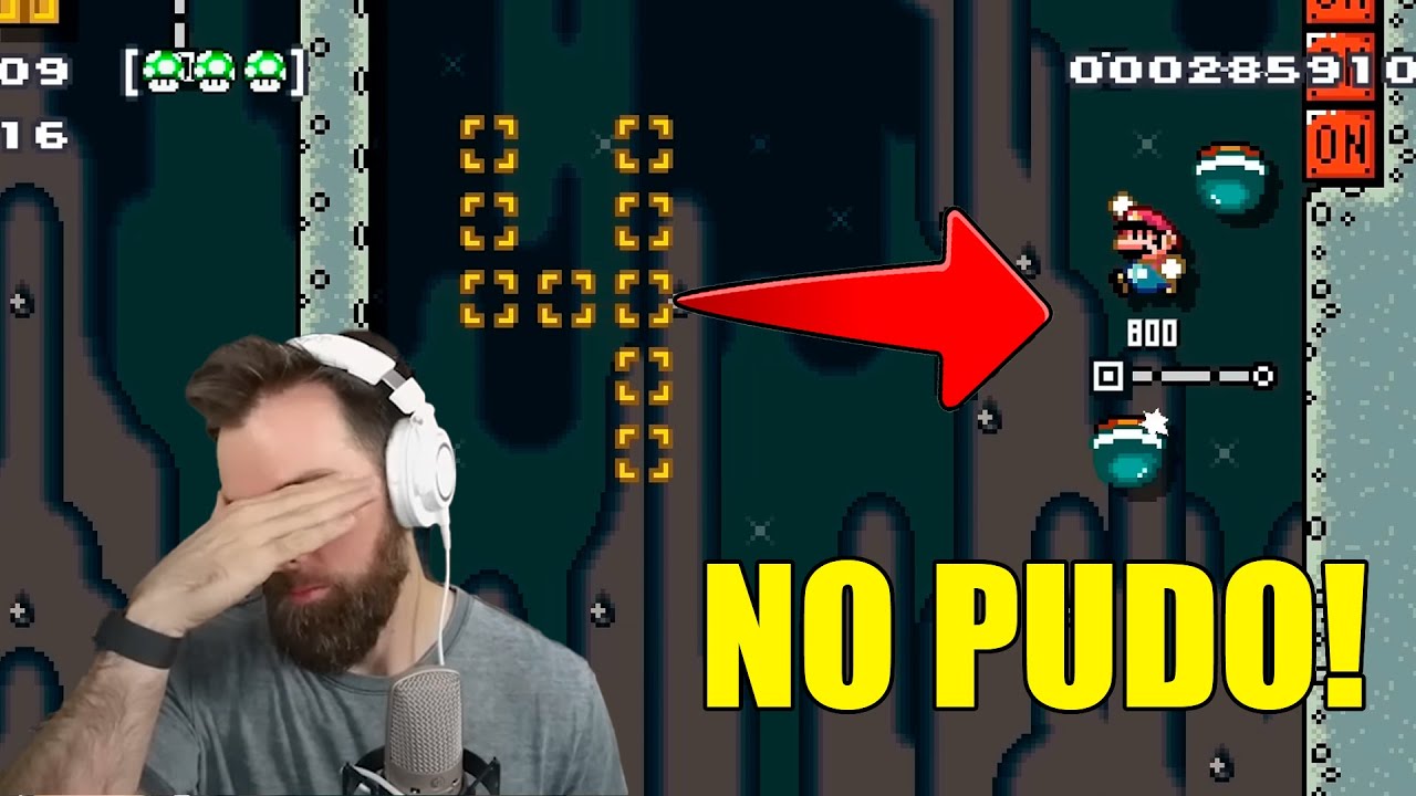 Este Nivel DERROT&Oacute; a RYUKAHR | Super Mario Maker 2