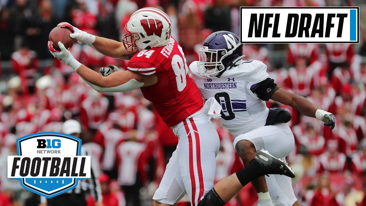 Highlights: Wisconsin Tight End Jake Ferguson | Big Ten Football in the 2022 NFL Draft