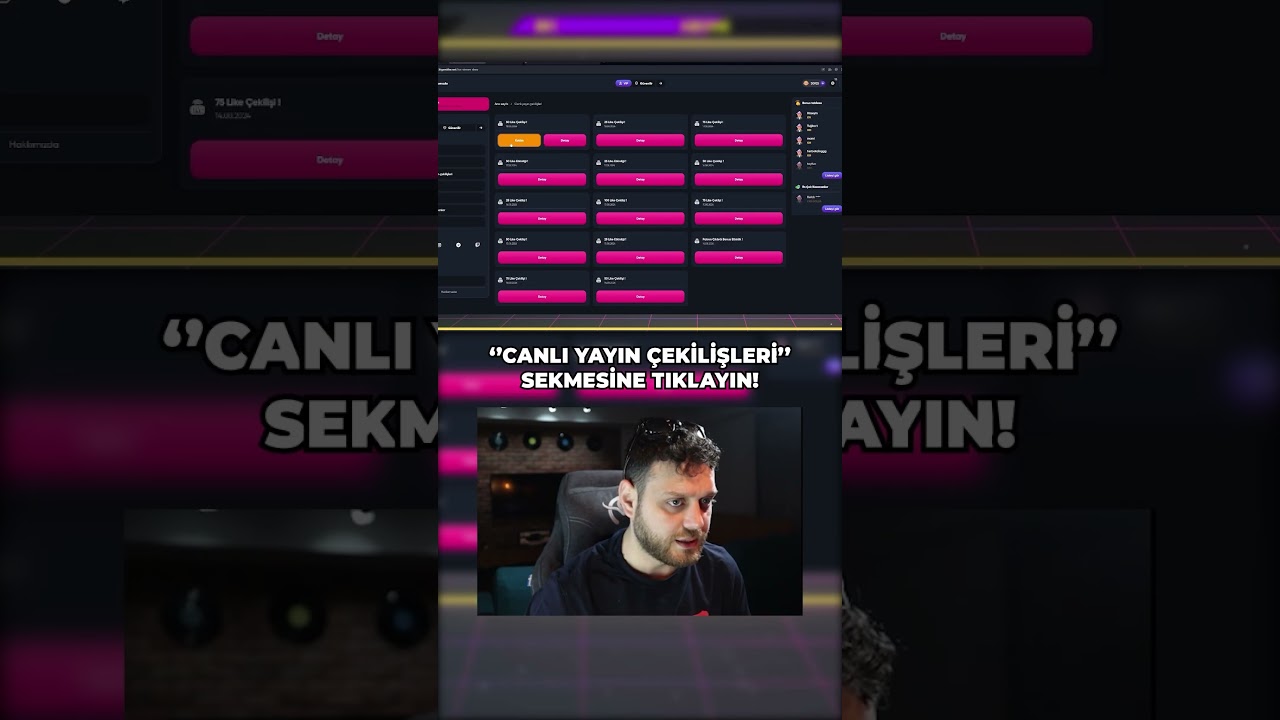 Etkinliklere nasıl katılırsın?