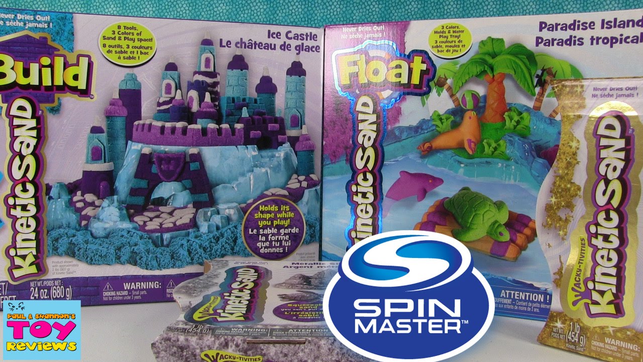 Kinetic Sand Build, Float & Metallic Unboxing Fun Play | Toy Review | PSToyReviews