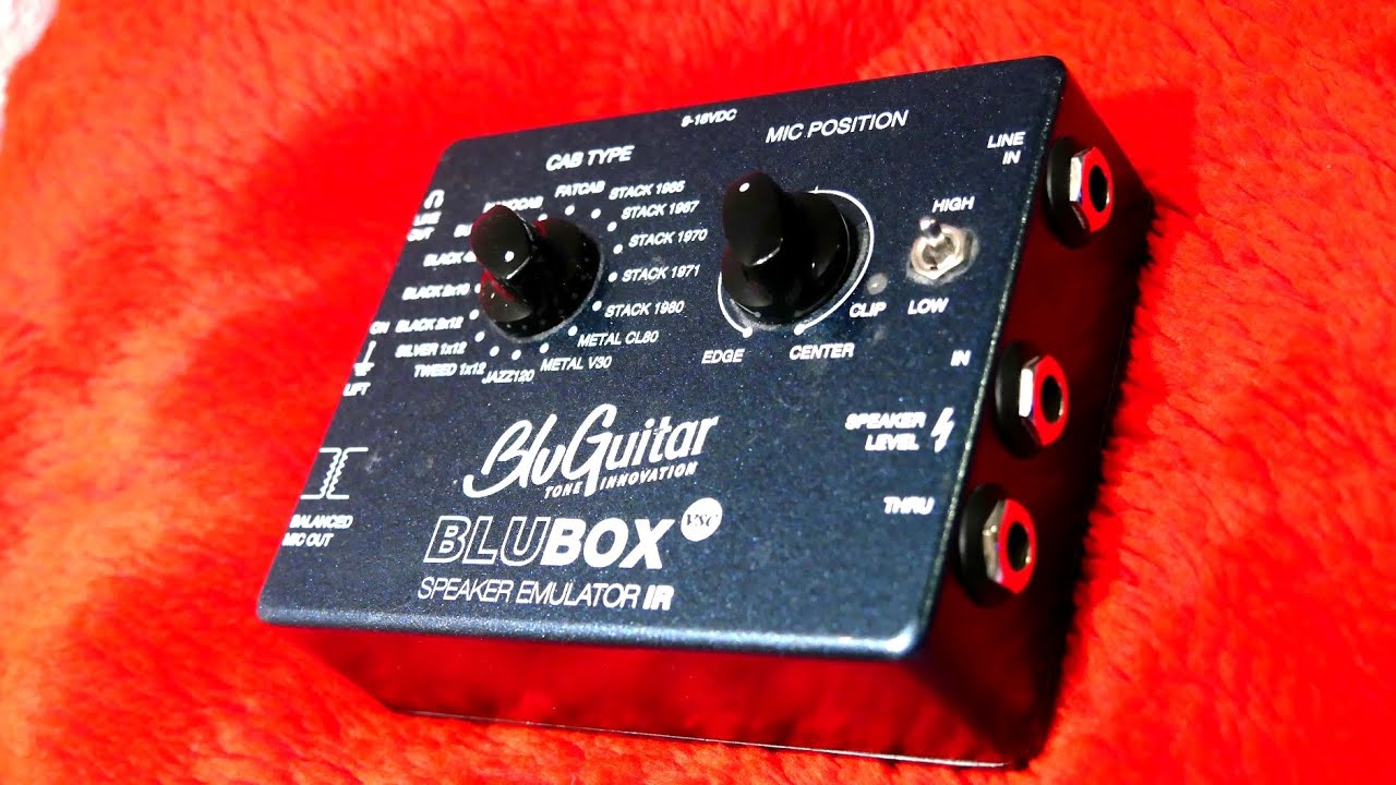 History and future of guitar cabinet modelling: Pt. 4 BluGuitar BluBox - now the history begins..