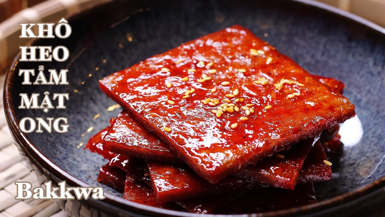 Khô Heo Tẩm Mật Ong - Không Cần Phụ Gia - Khô Dai Thơm Thật Thơm