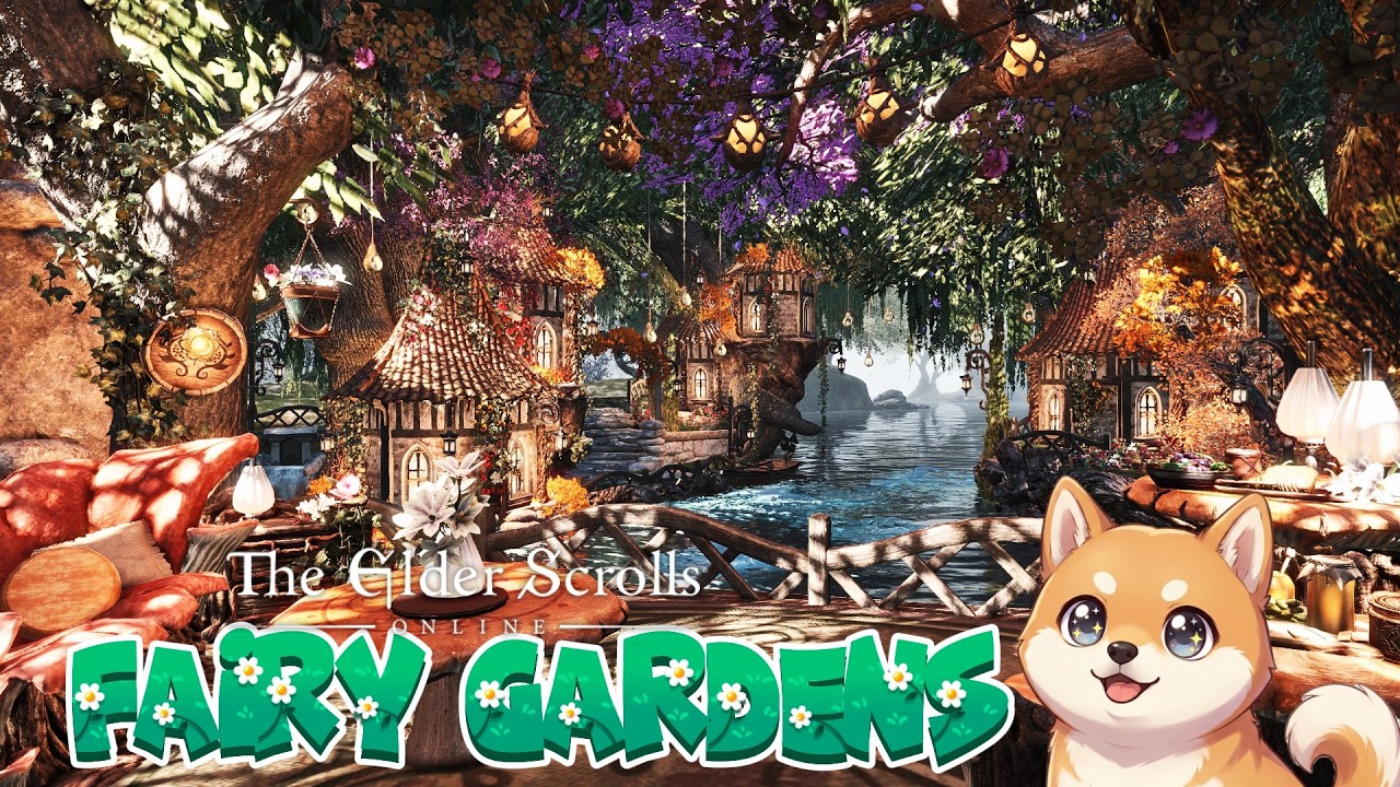 Fairy Gardens 🦋​✨​| ESO Housing Build & Speed Time-Lapse Tutorial