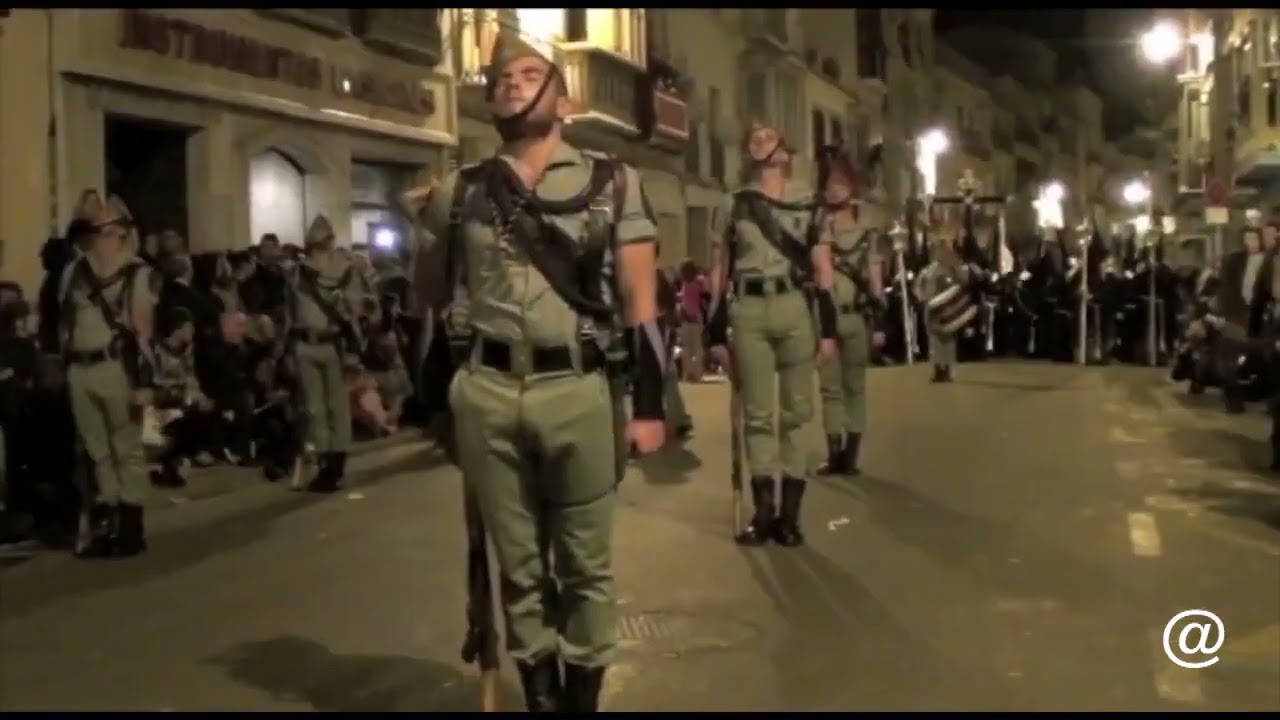 LA LEGION ESCUADRA DE GASTADORES  Semana Santa Málaga