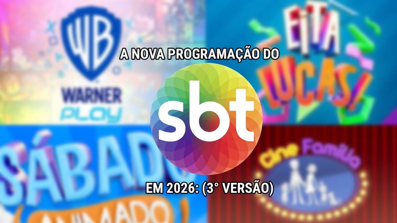 A Nova Programação Do SBT Em 2026 