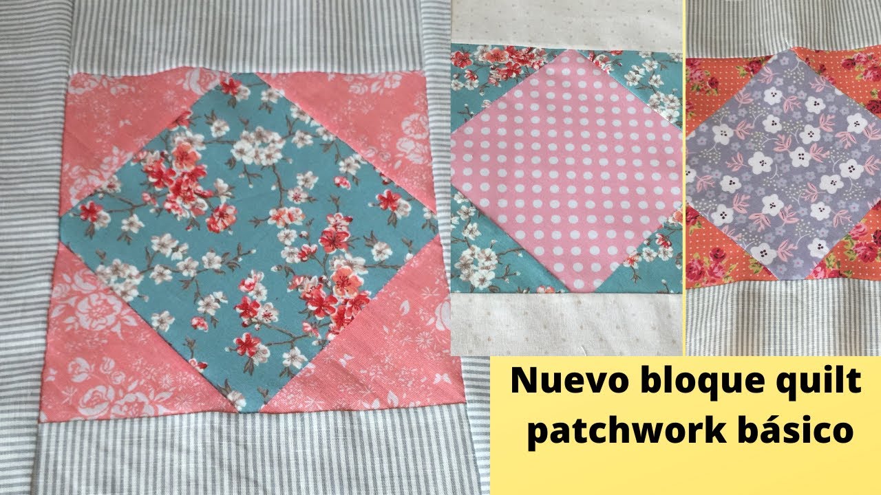 Nuevo bloque de Patwork para colcha Quilt