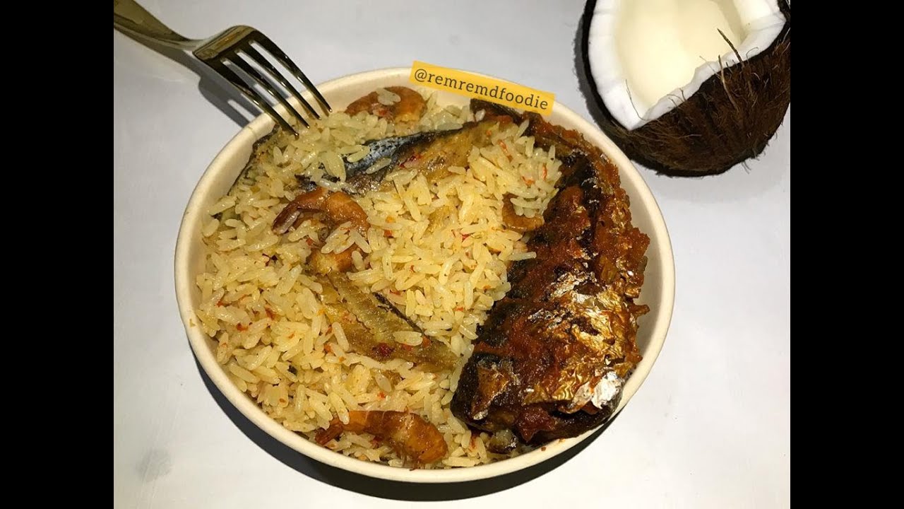 NATIVE COCONUT RICE | NIGERIAN COCONUT RICE RECIPE