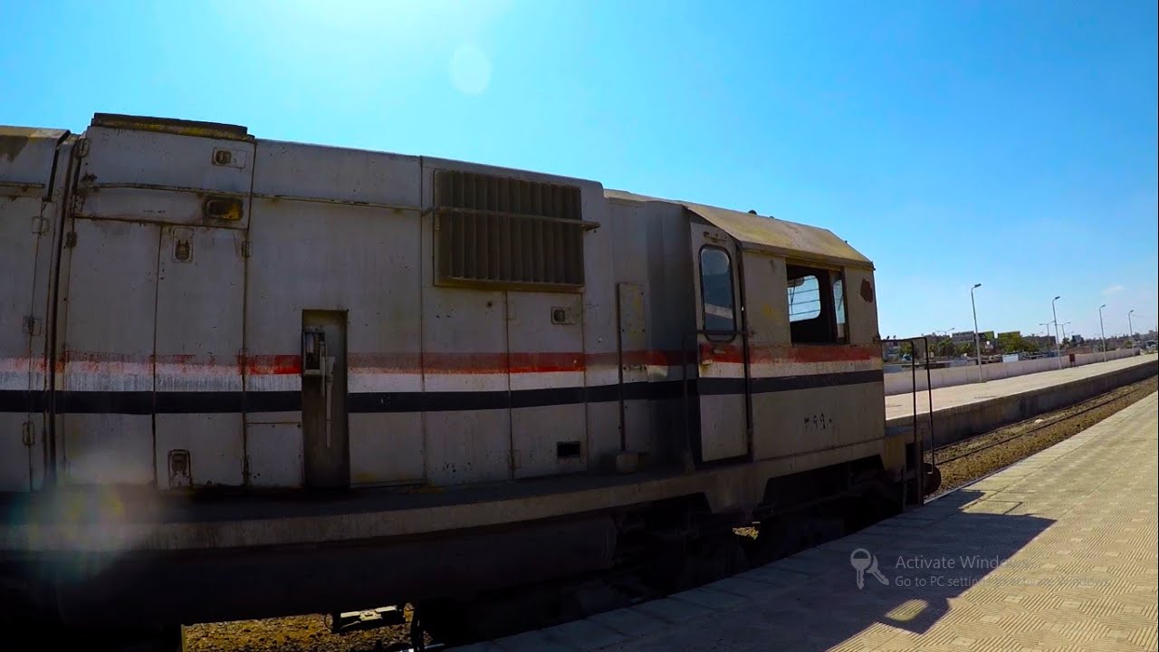 سكك حديد مصر - قطارات مصرية - قطار السويس القاهرة  Cairo Suez Train