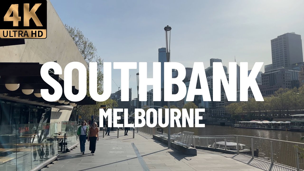 MELBOURNE, Southbank walk