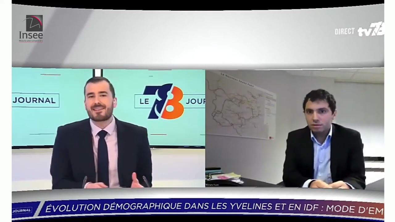 Interview de Mustapha Touahir sur TV78 - Présentation du Recensement en Île-de-France