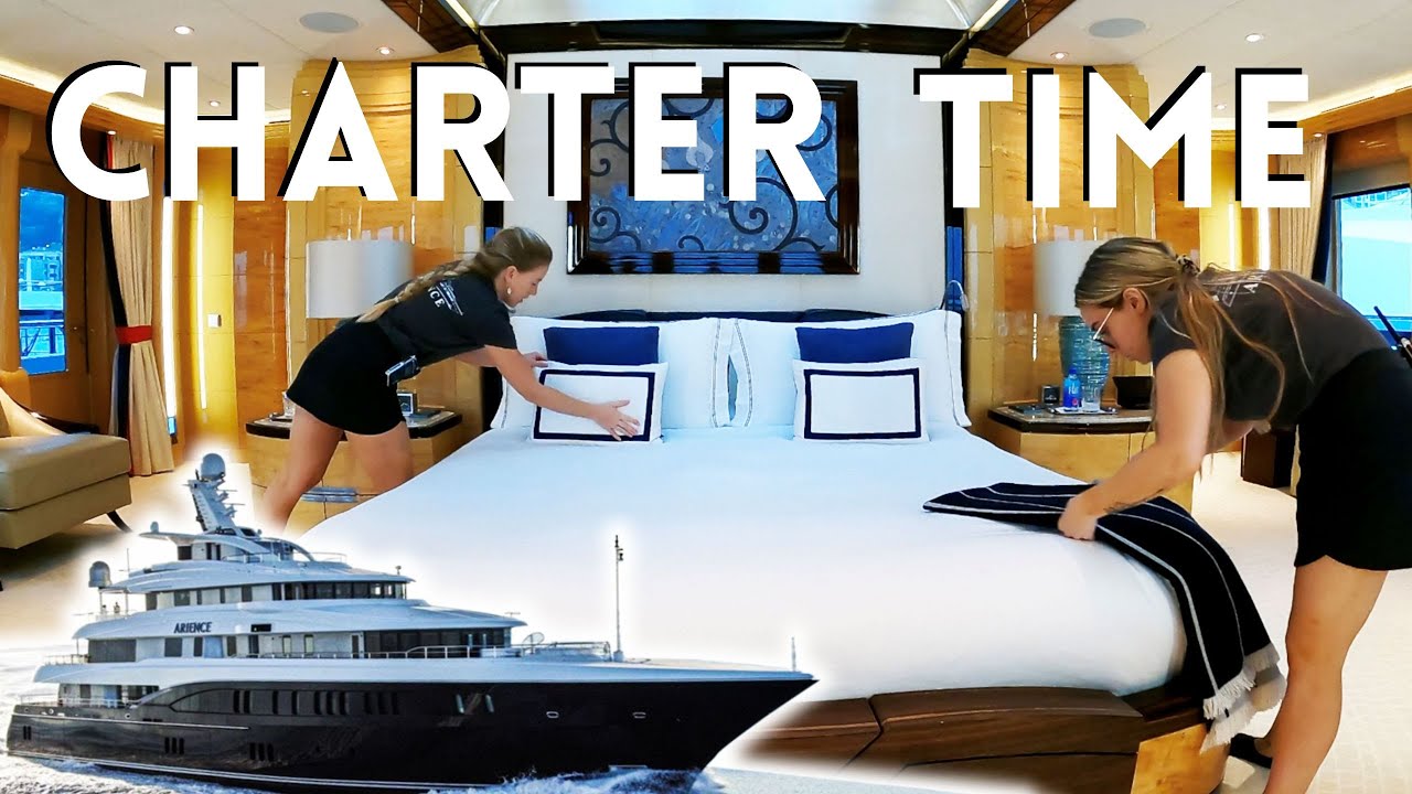 Charter Time! Super @yachtarience5061  and Chef @OliveOilandGasoline get ready.