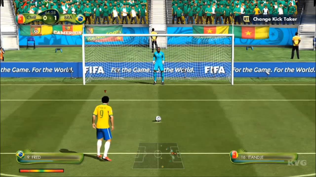 2014 FIFA World Cup Brazil - Cameroon vs Brazil Gameplay [HD]