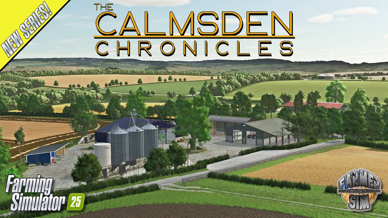 NEW SERIES! - MY CUSTOM BUILT CALMSDEN FARM! - The Calmsden Chronicles - Ep 1 - Farming Simulator 25