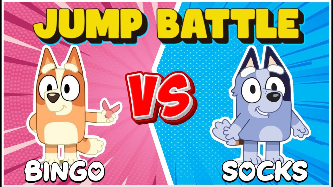 Bluey Jump Battle! Freeze Dance и Animal Guessin