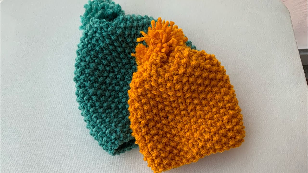 Cappello a punto riso. Velocissimo da fare. Tutorial semplice.