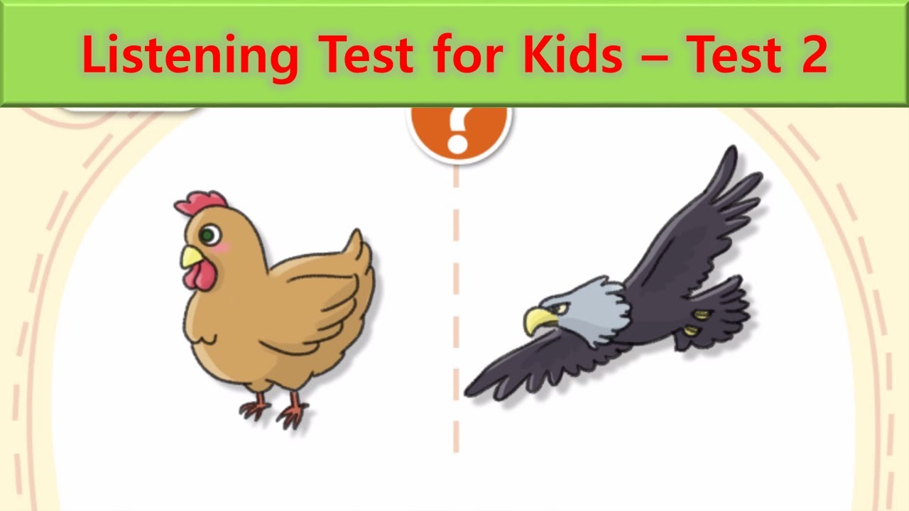 Listening Test for Kids | Test 2
