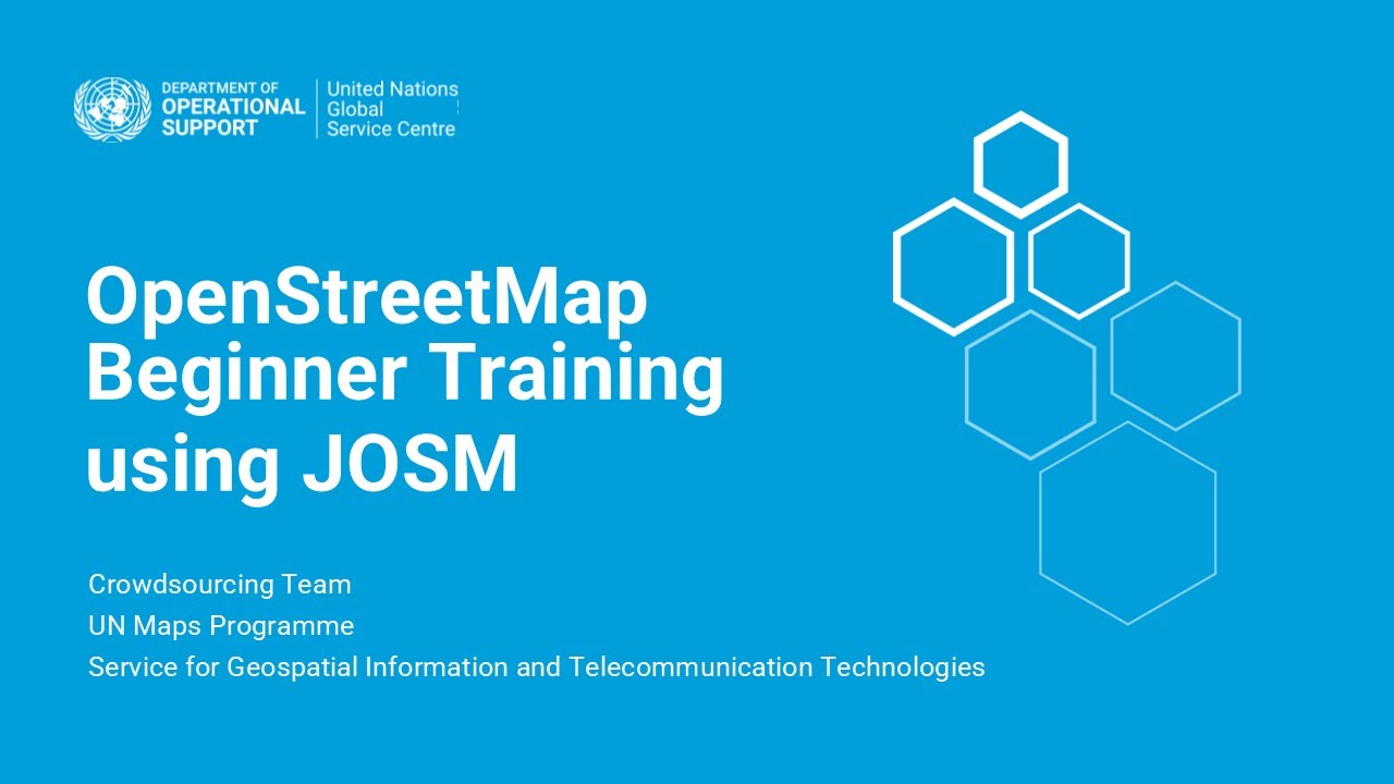 OpenStreetMap (OSM) Beginner Training using JOSM (23 January 2026)