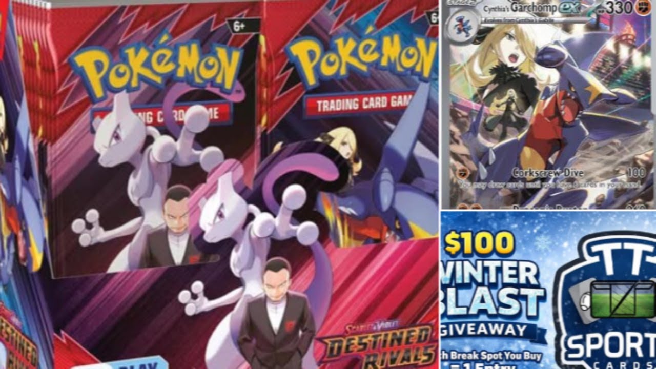 BREAK #FL1478 - POKEMON DESTINED RIVALS BOOSTER BOX RIP!