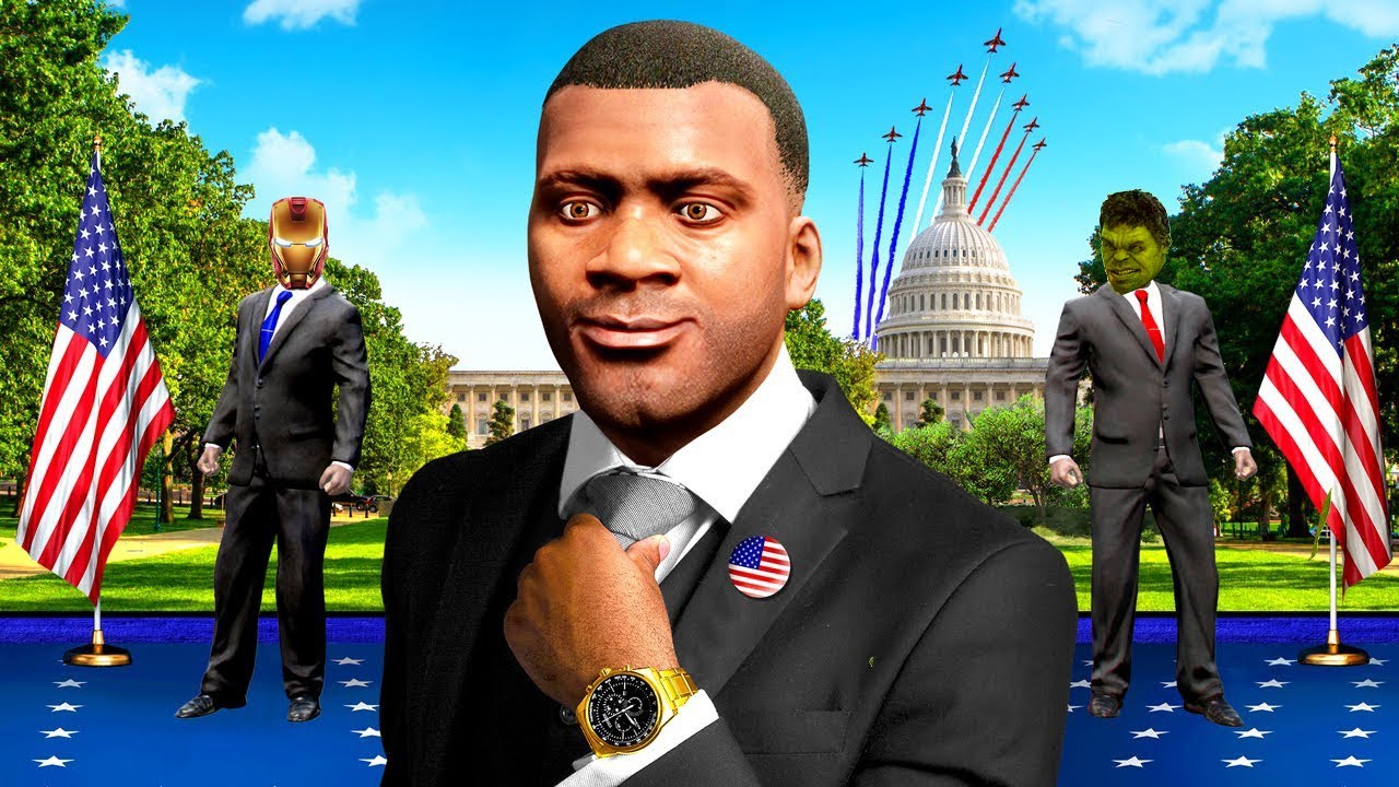 ФРАНКЛИН ПРЕЗИДЕНТ БОЛЫП КЕТТІ (GTA V)