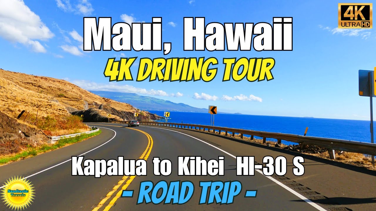 Maui Hawaii Scenic Road Trip Drive: Kapalua to Kihei 2023 [4K] HI-30 S Explore Maui's West Coast