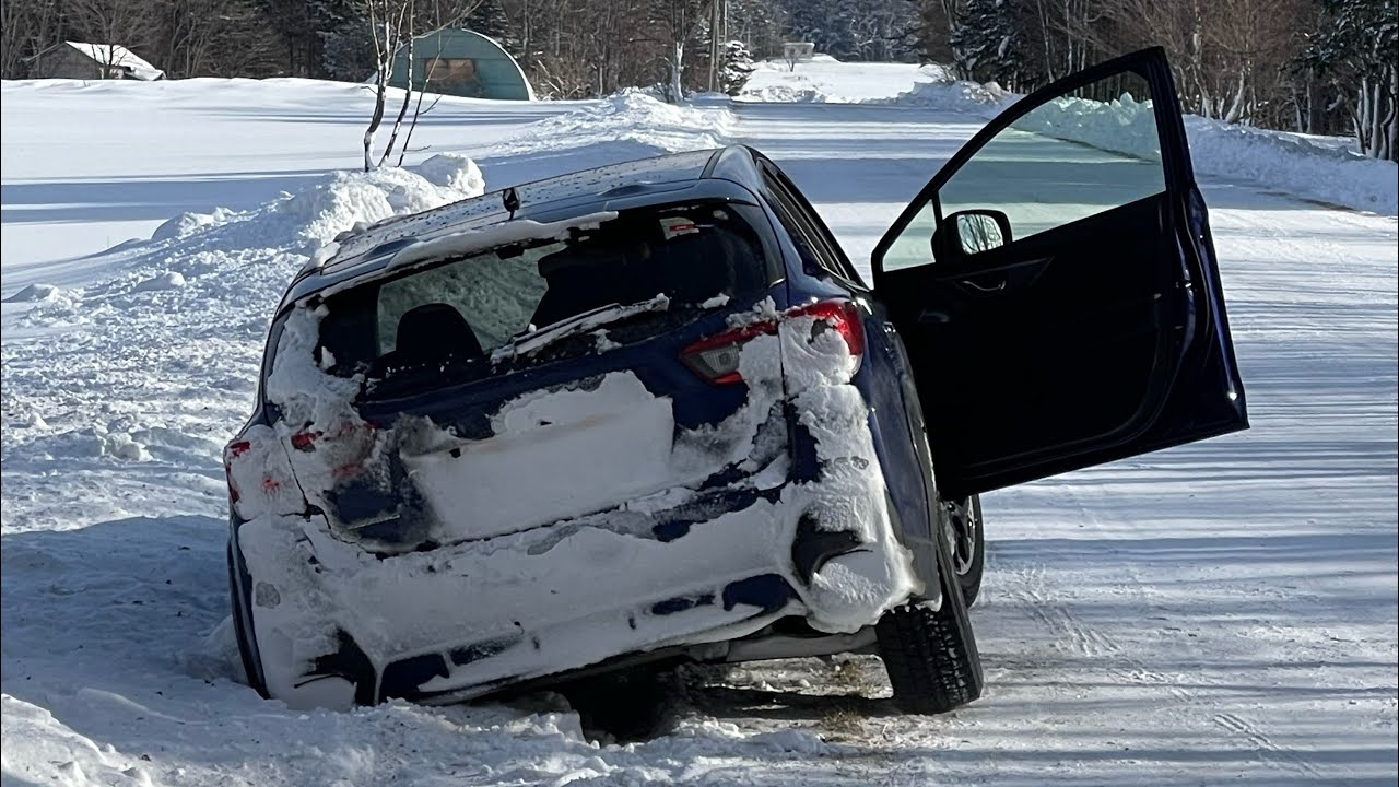 【125万回再生★】雪道はSUBARU！Ｘmodeスゴイ？　DEEP SnowにしてTRCカット。自力脱出できるか？  #subaru #フォレスター #雪道　#スバル