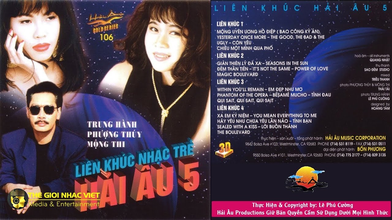 Liên Khúc Nhạc Trẻ Hải Âu 5 - Trung Hành, Phượng Thuý, Mộng Thi