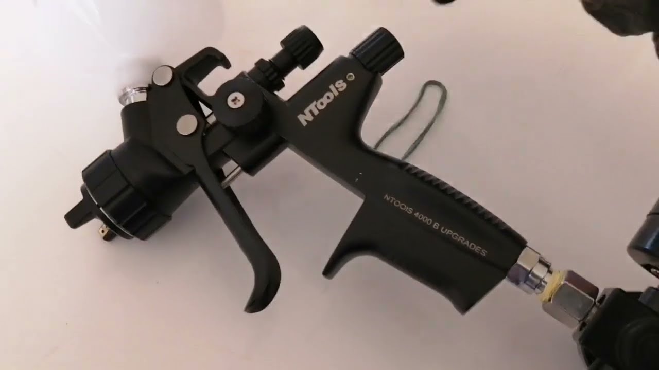 probando pistola de gravedad china 3a y última parte y probando la goni 33000