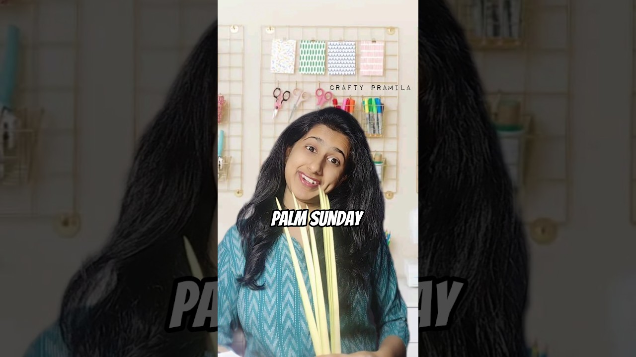Palm Leaf Cross Kaise Banaye | PALM SUNDAY DIY