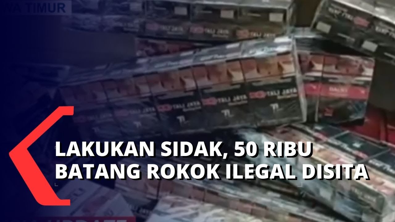 Tim Gabungan Satpol PP Sumenep Sita 50.000 Batang Rokok Ilegal Tanpa Pita Cukai Resmi!