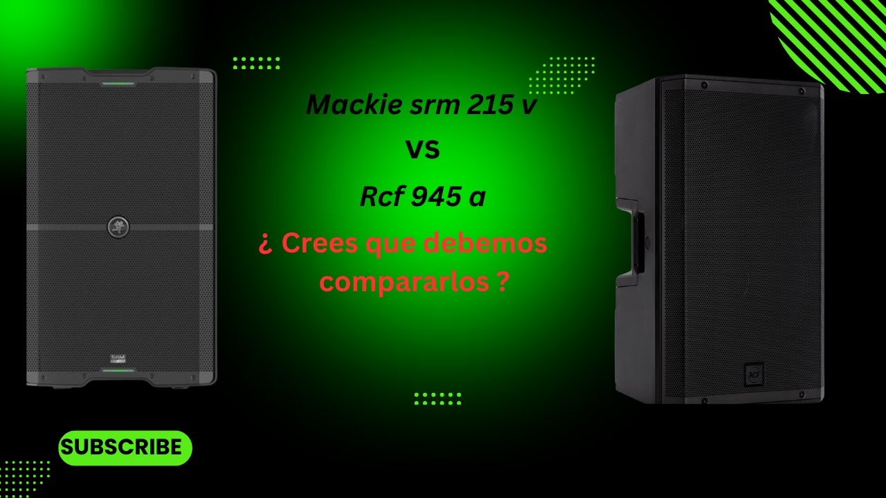 Mackie Srm 215 v vs Rcf Art 945 a
