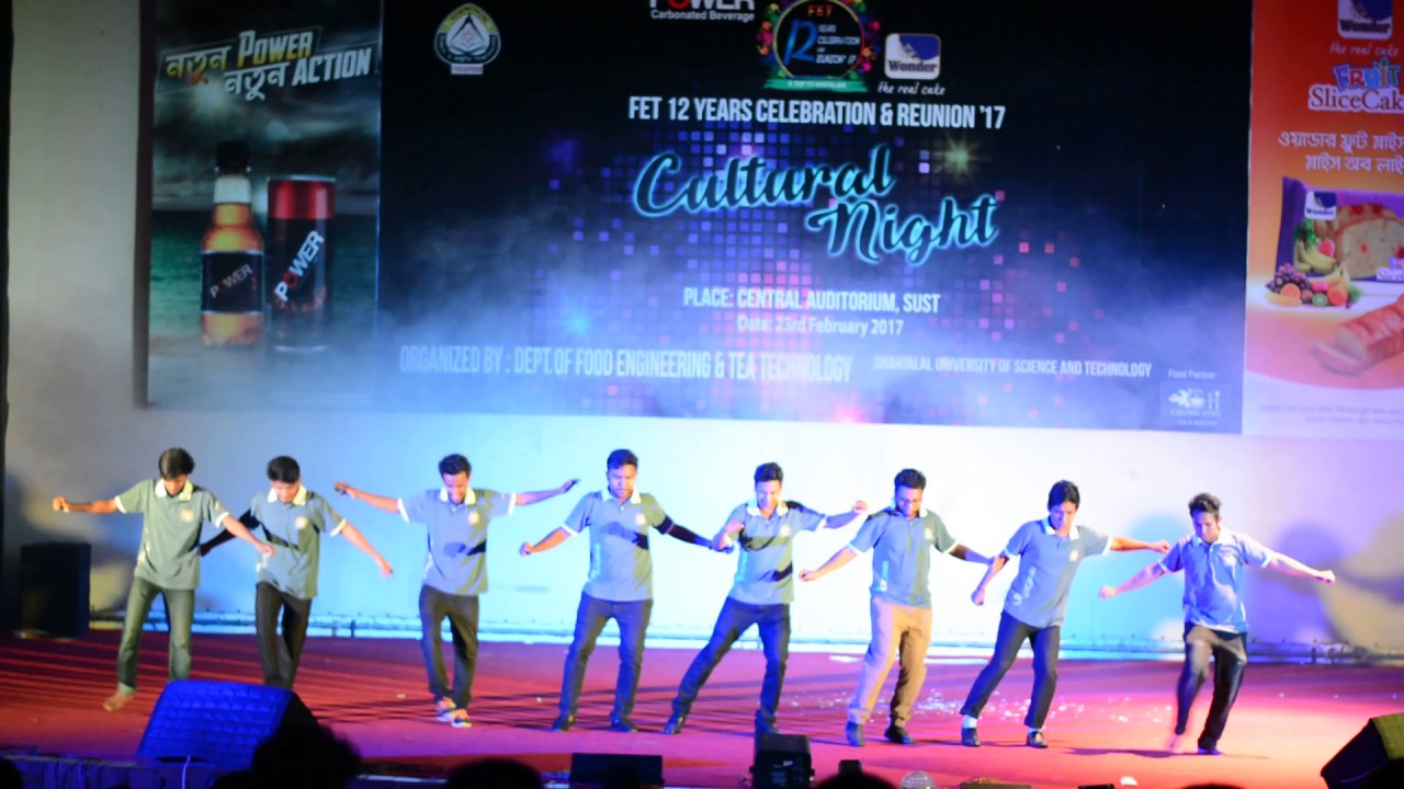 Group Dance, FET Cultural Night  Re-Union Celebrations, SUST.