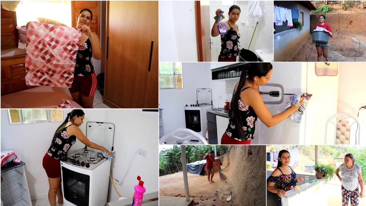 DIA DE FAXINA! VITÓRIA FAZENDO LIMPEZA DA CASA DELA, MUITO TRABALHO A FAZER!