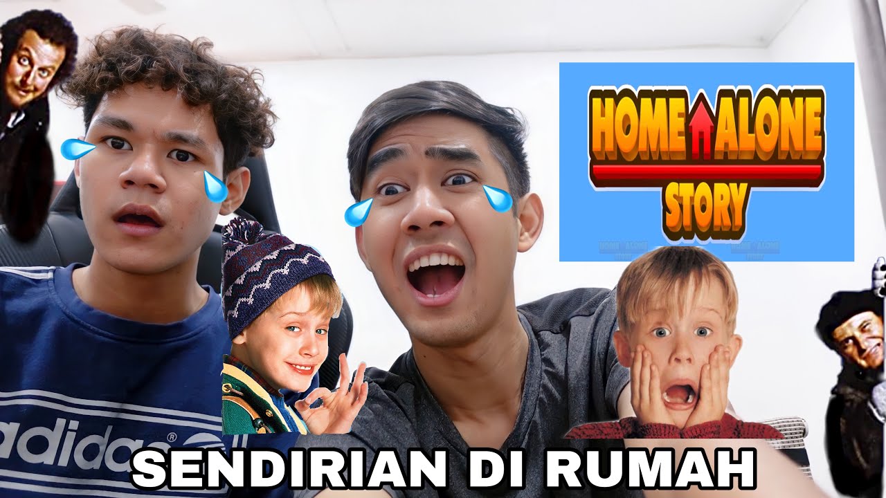 SENDIRIAN DI RUMAH 😭 HOME ALONE STORY ROBLOX 😱