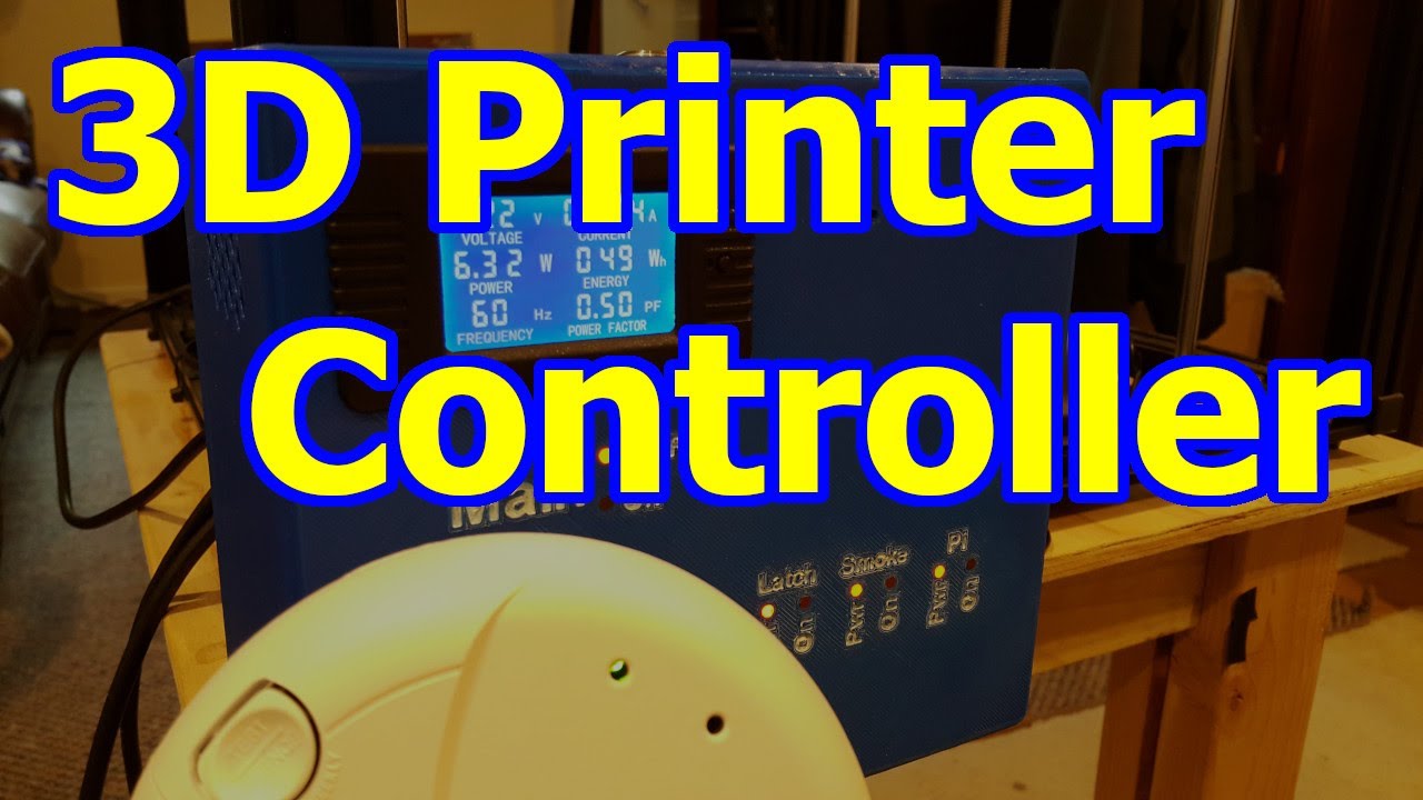 3D Printer Controlled by Octoprint & a Smoke Detector