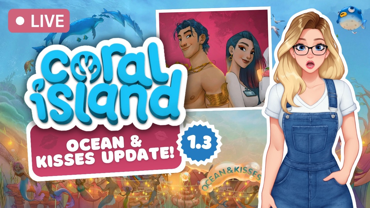 🔴 Coral Island's 1.3 Update is HERE! 💋🌊
