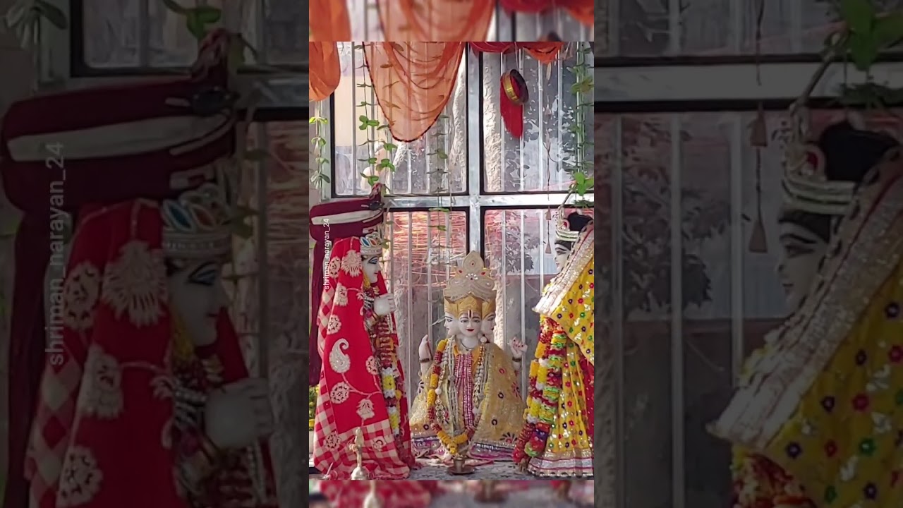 Know Krishna aur Radha ji marriage place 😇 💕 । Add - Bhandirvan, Mant Mula Bangar, UP 281202 #viral