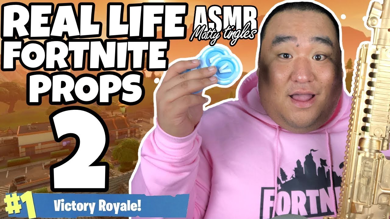 [ASMR] В РЕАЛЬНОЙ ЖИЗНИ - РЕКВИЗИТ FORTNITE 2 | MattyTingles