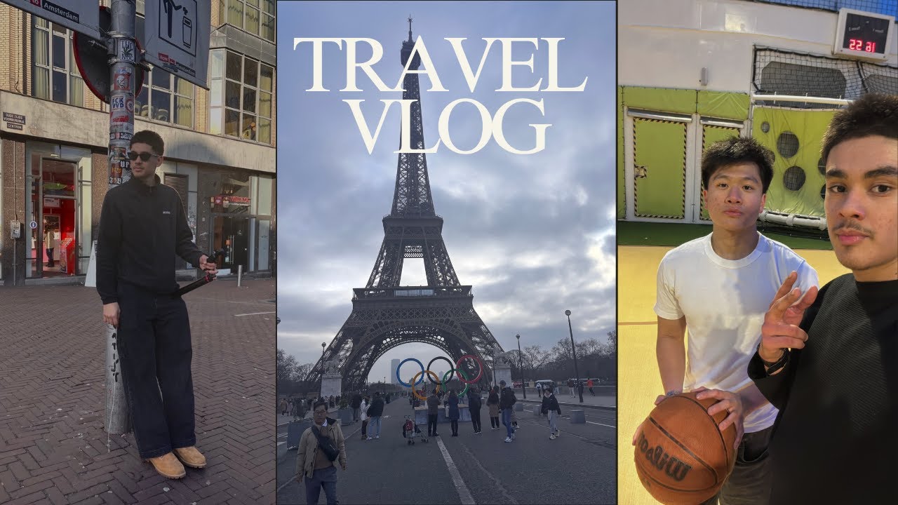 Travel Vlog | London | Paris | Belgium | Amsterdam