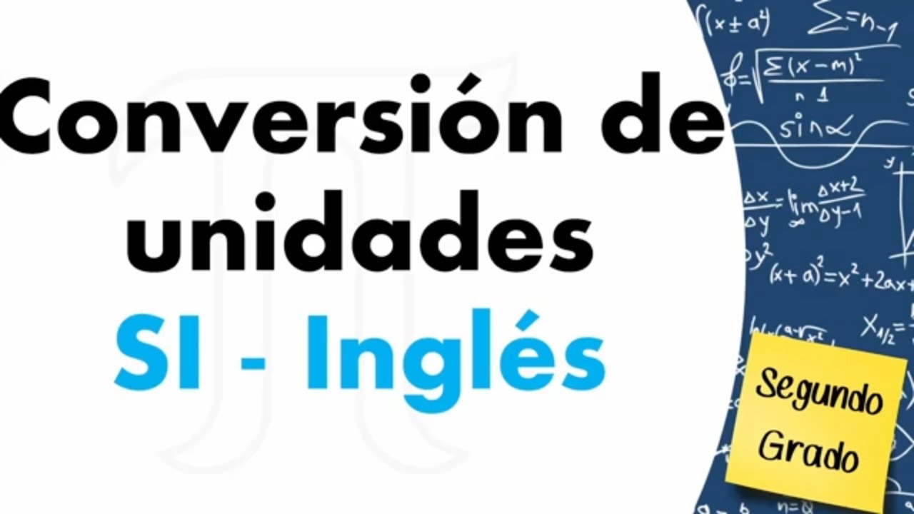 Conversión de unidades sistema internacional y sistema inglés - primero/segundo de secundaria