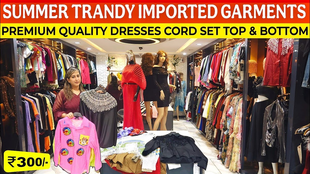SUMMER TRENDY IMPORTED GIRLS WEAR WHOLESALE | PARTY WEAR DRESSES | CHOCOLATE TANK ROAD | MARV INDIA
