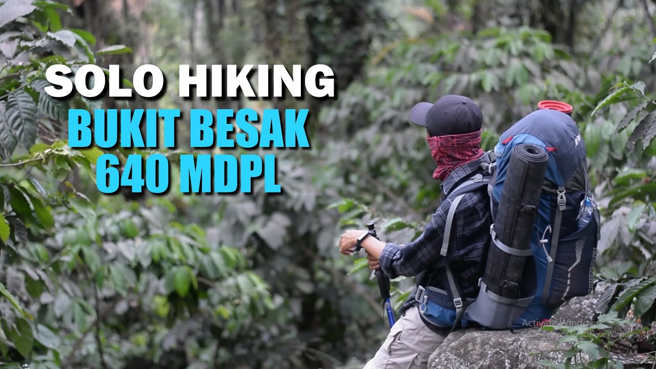 Solo Hiking & Camping di Bukit Besak dengan View Ikon Kota Lahat (Bukit Serelo)