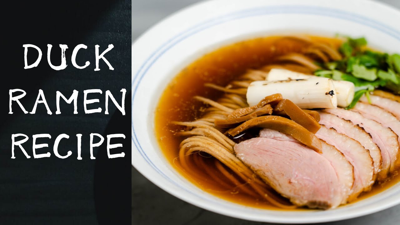 How to make Duck Shoyu Ramen(recipe)