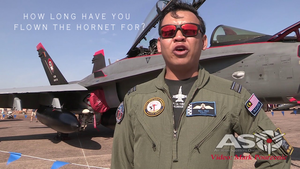 F/A-18D Hornet TUDM  Pilot Interview  Exercise Pitch Black 2018 Open Day