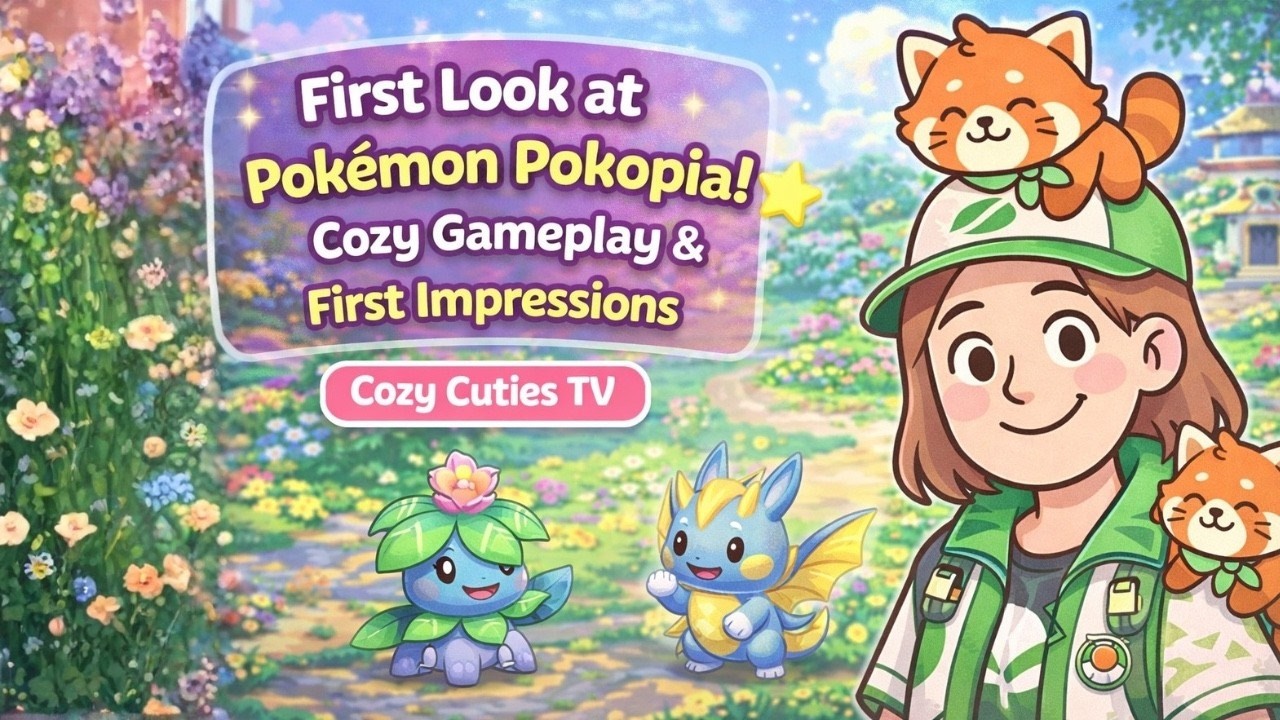 First Look at Pokémon Pokopia! 🌟 Cozy Gameplay & First Impressions