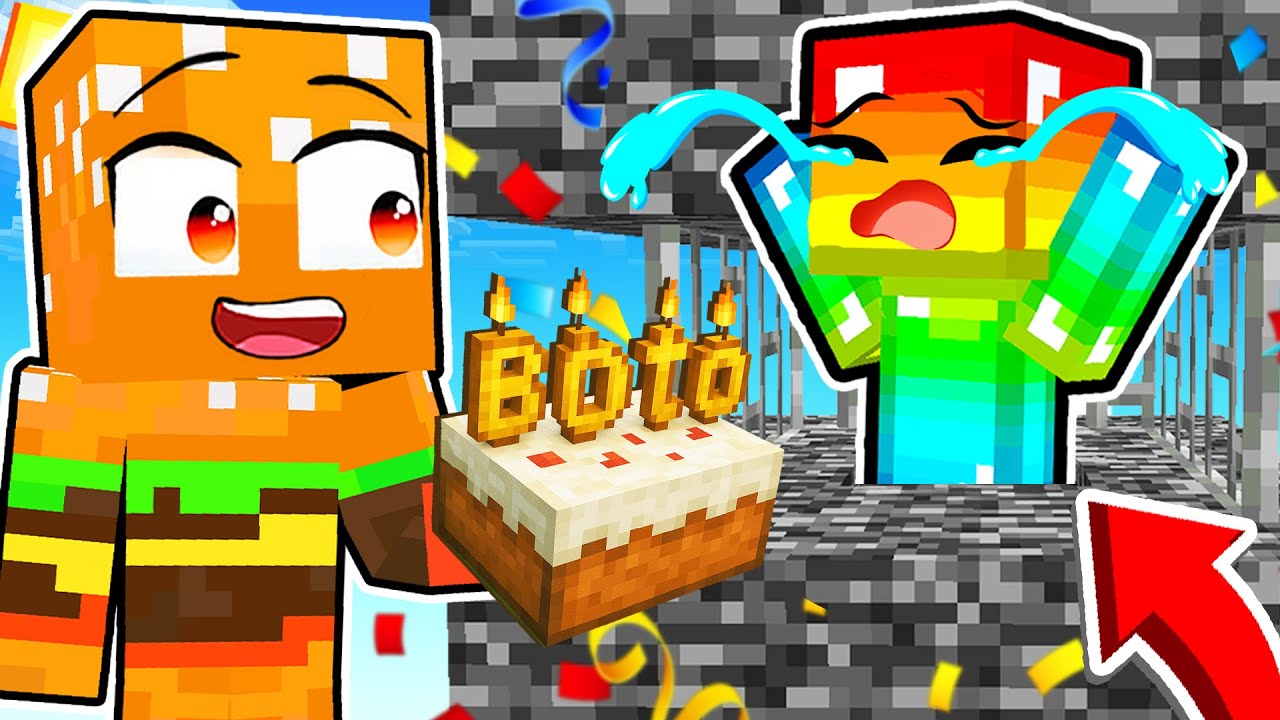 I-am Facut O INCHISOARE TROLL De ZIUA LUI in Minecraft !