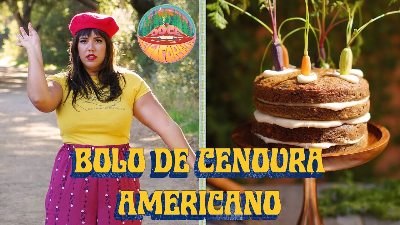 BOLO DE CENOURA COM ESPECIARIAS | O TRADICIONAL BOLO DE CENOURA AMERICANO | DOCE CALIFÓRNIA #11