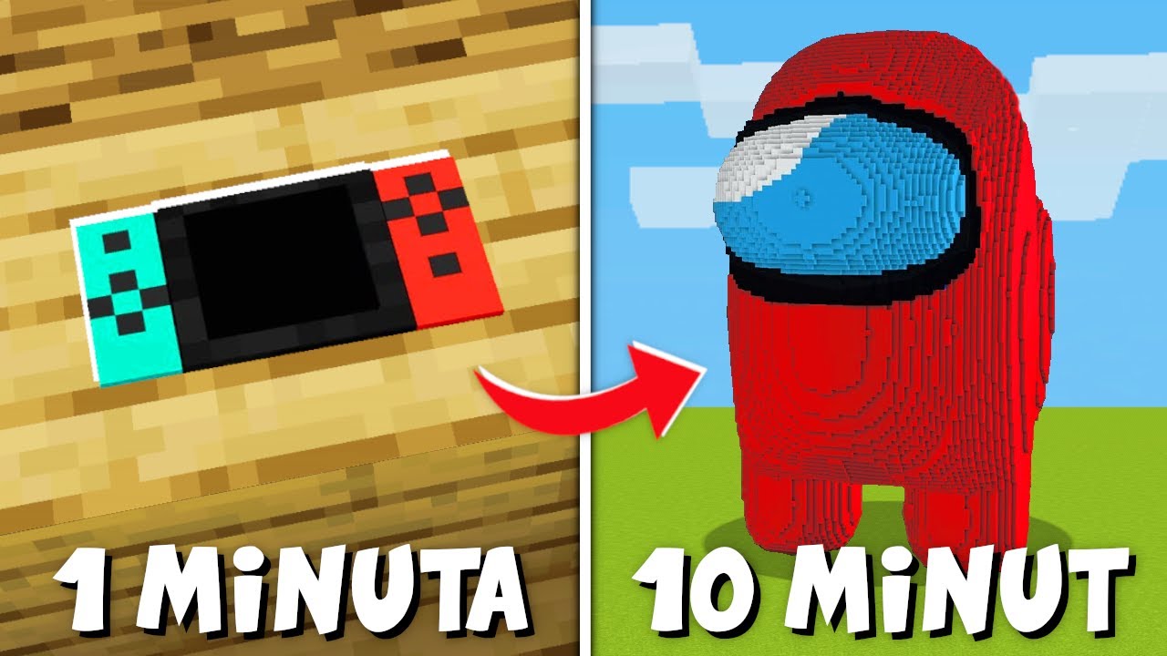 Poprosiłem 10 LOSOWYCH OSÓB aby zbudowali GRY KOMPUTEROWE w MINECRAFT!