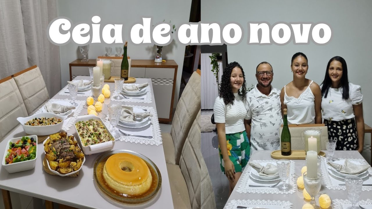 CEIA de ano novo/ receitas SIMPLES e fáceis/ LOMBO assado/ MACARRÃO de forno/ pudim/ MESA posta ♡