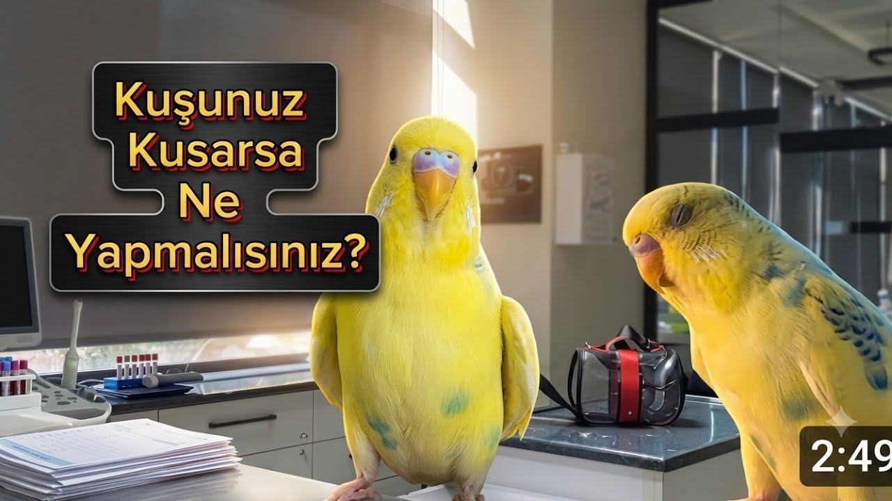 Muhabbet Kuşu Kusarsa Ne Yapılır? Veterinerde Ne Yaşadık – İşte Uygulanan Tedavi ve Bilgilendirmeler