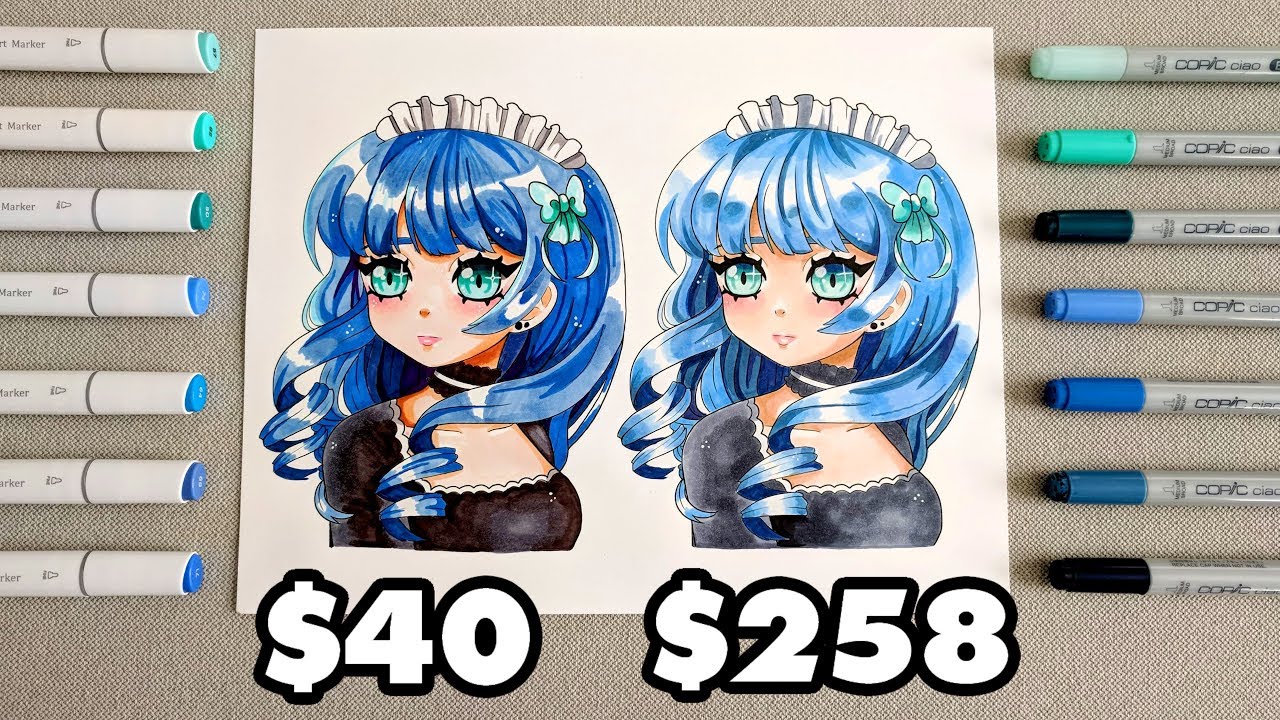 ☆ НАБОР МАРКЕРОВ $40 против $258 || Ohuhu против Copic || Что лучше? ☆